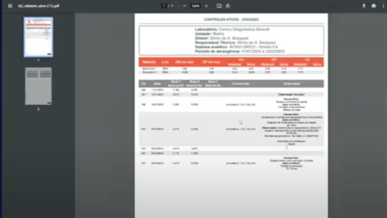 Ferramenta para Gerar Relatórios do CIQ